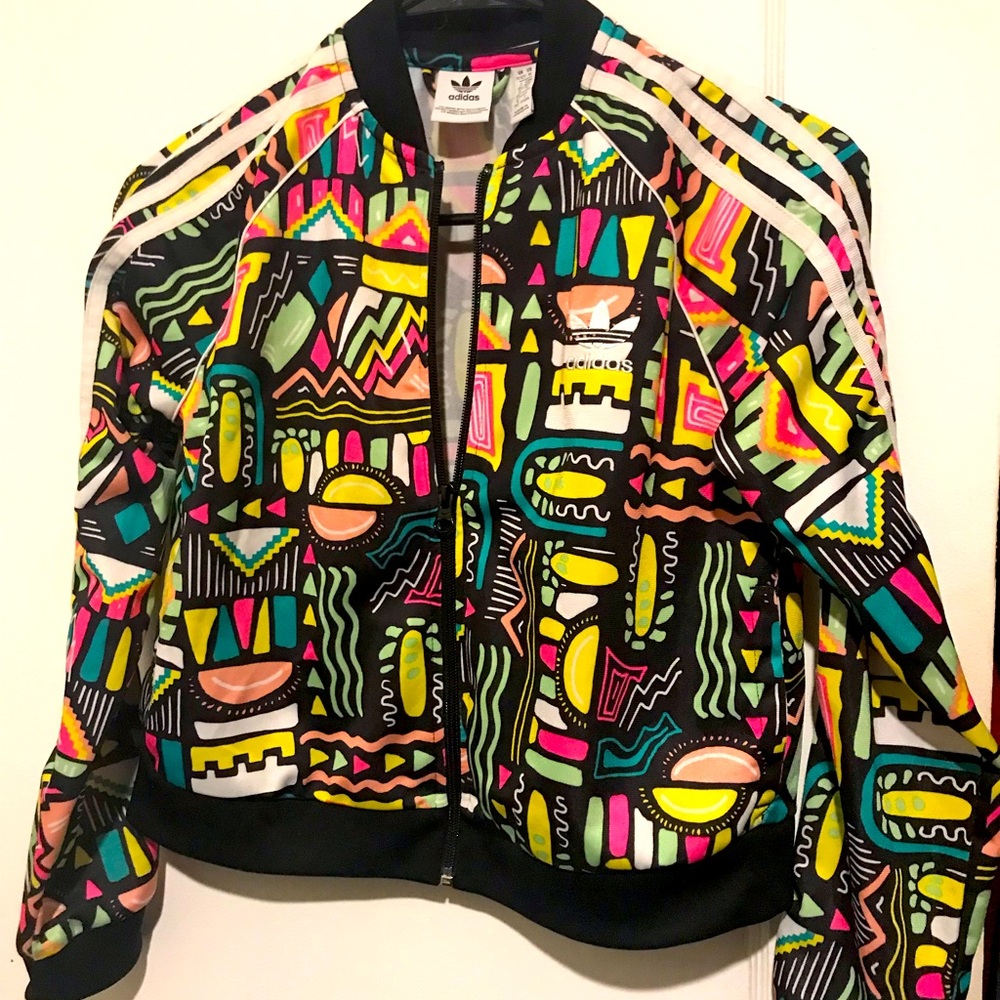 Bright Color Adidas Girls Jacket